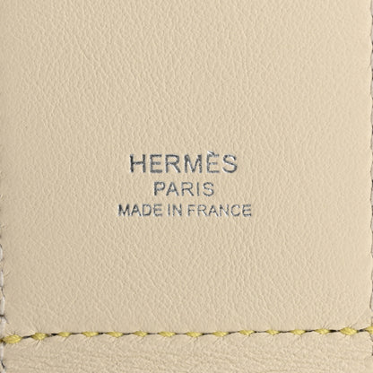 Hermes Swift Epsom Pocket Kelly Shoulder Strap Nata Lime 3 of 5