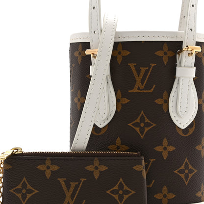 Louis Vuitton Monogram LV Match Nano Bucket Bag White 8 of 10