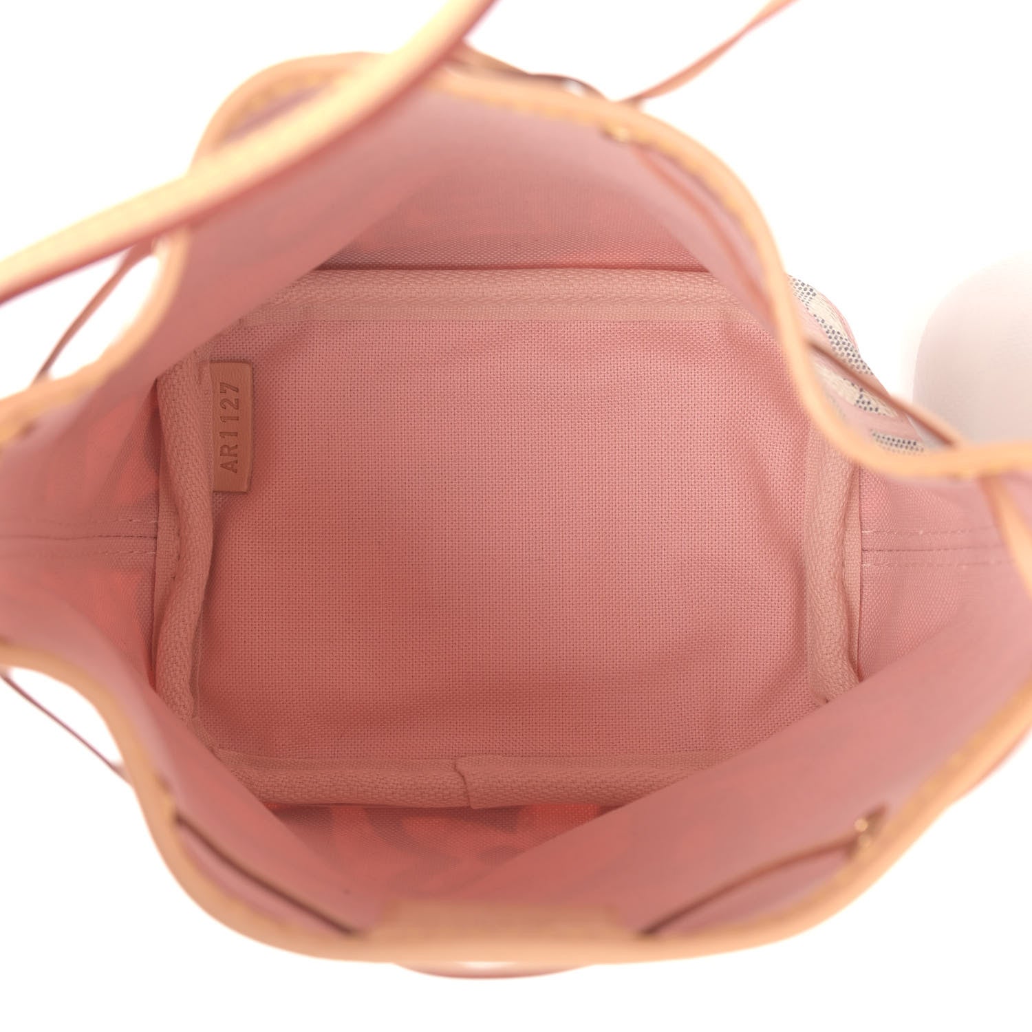 Louis Vuitton Damier Azur Tahitienne Nano Noe Rose Ballerine 8 of 10