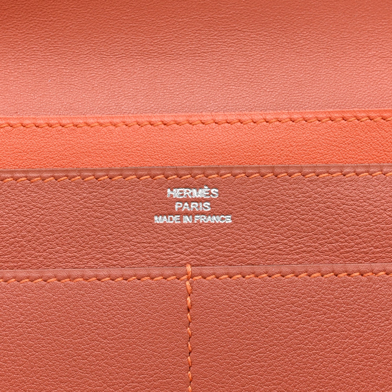 Hermes Swift Dogon Duo Wallet Sanguine Crevette 7 of 8