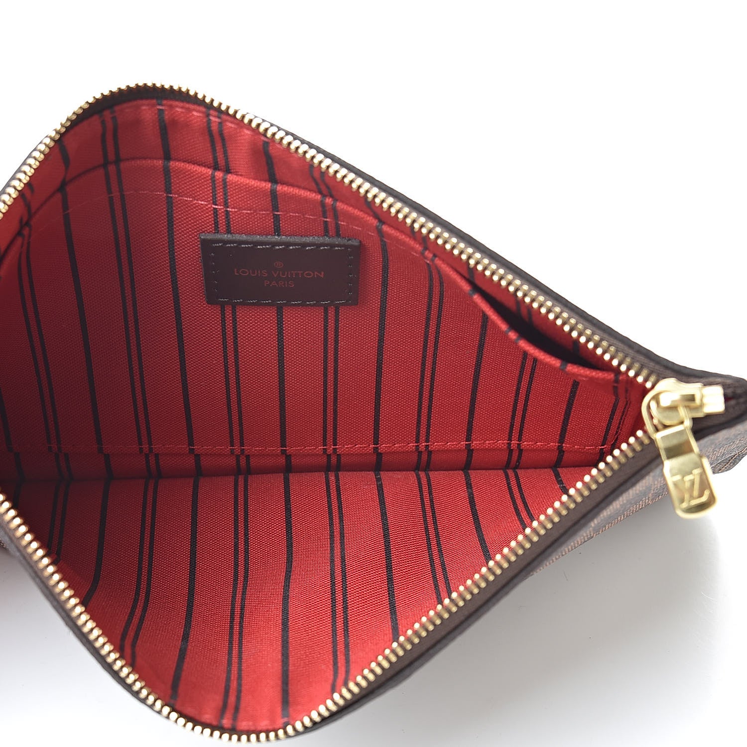 Louis Vuitton Damier Ebene Neverfull MM GM Pochette 5 of 8