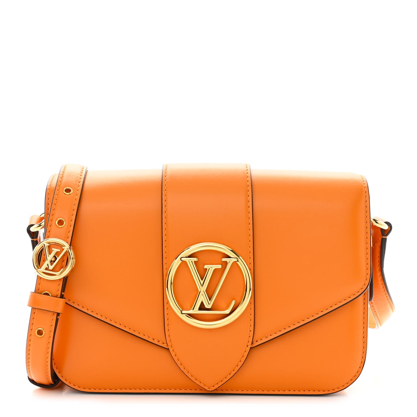 Smooth Calfskin LV Pont 9 Summer Gold