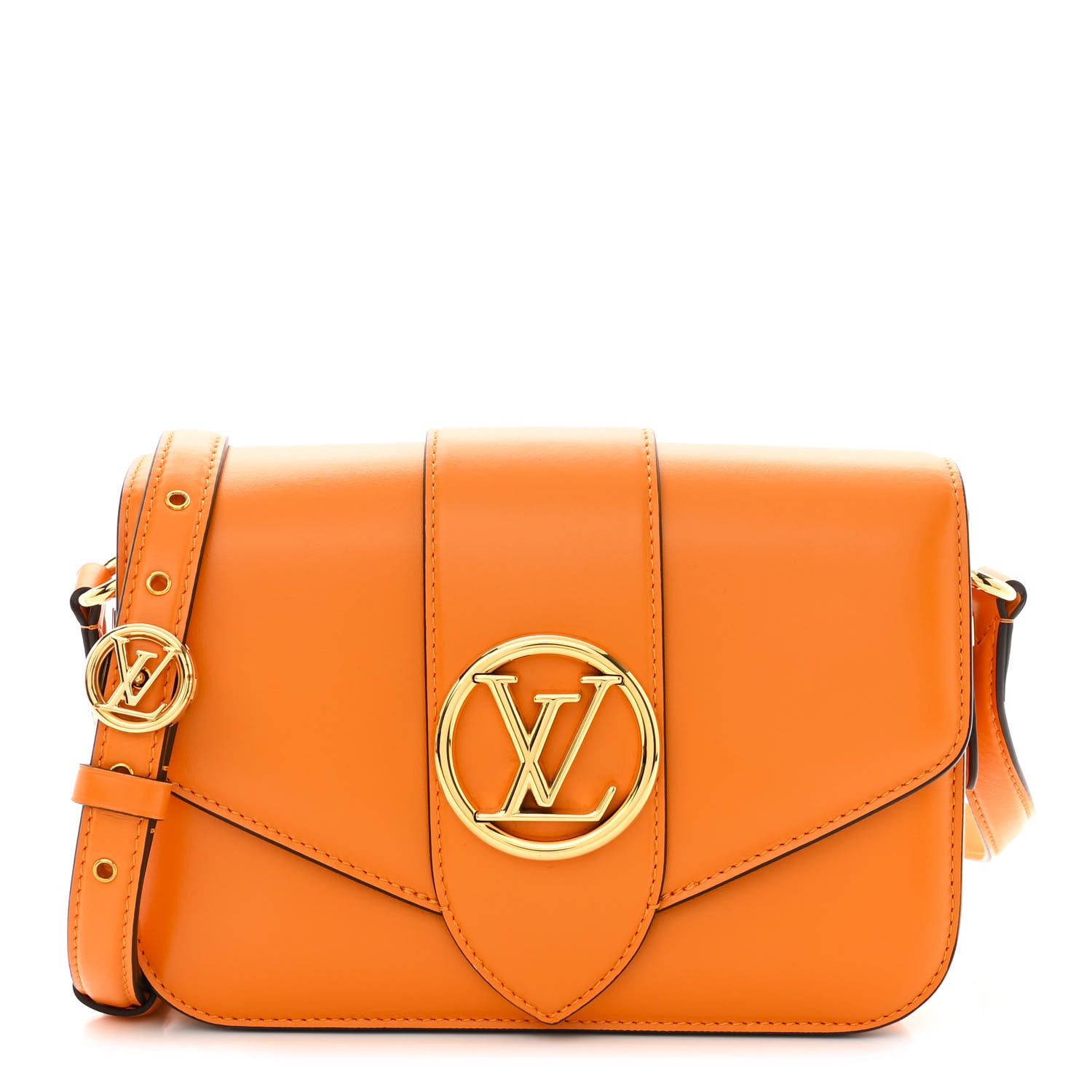 Louis Vuitton Smooth Calfskin LV Pont 9 Summer Gold 1 of 10