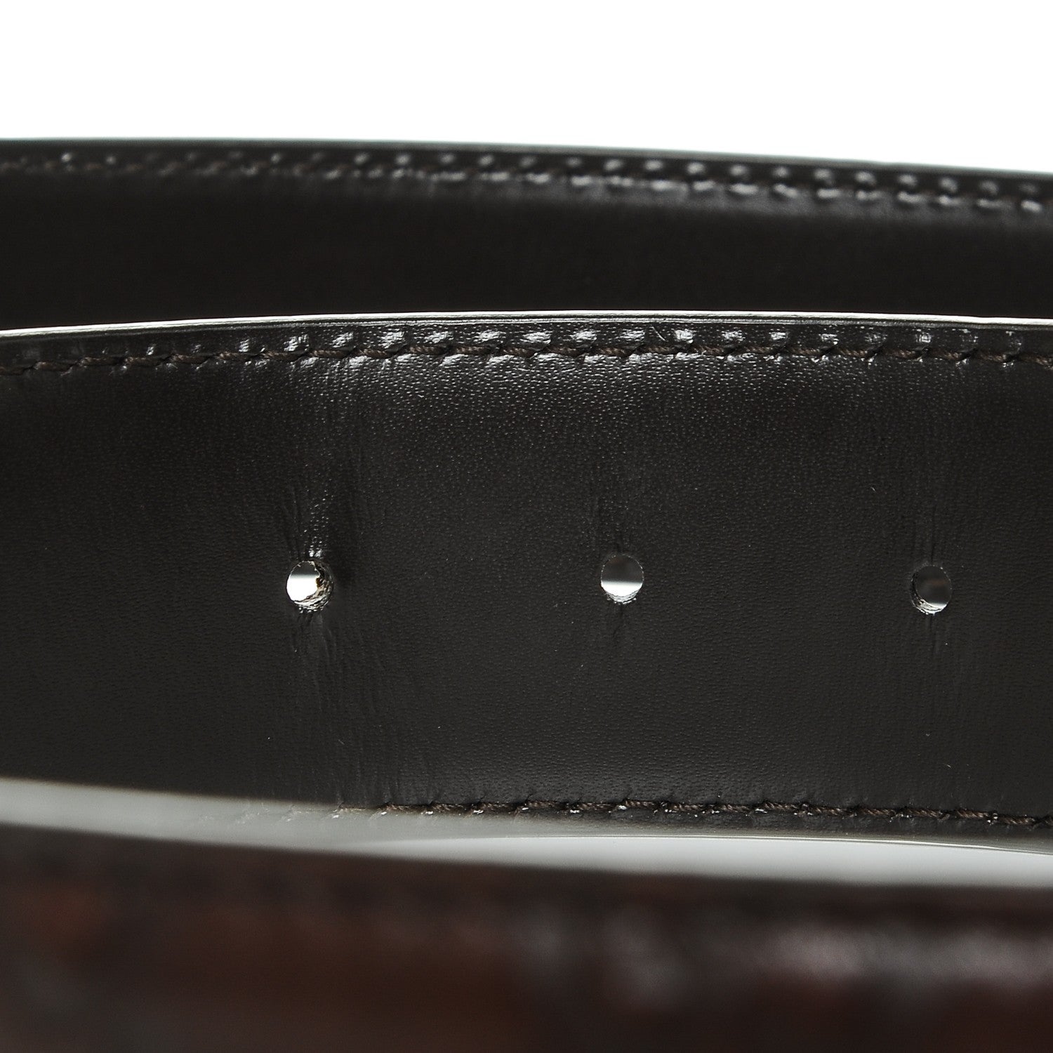 Gucci Guccissima Interlocking G 40mm Belt 90 36 Dark Brown 4 of 6