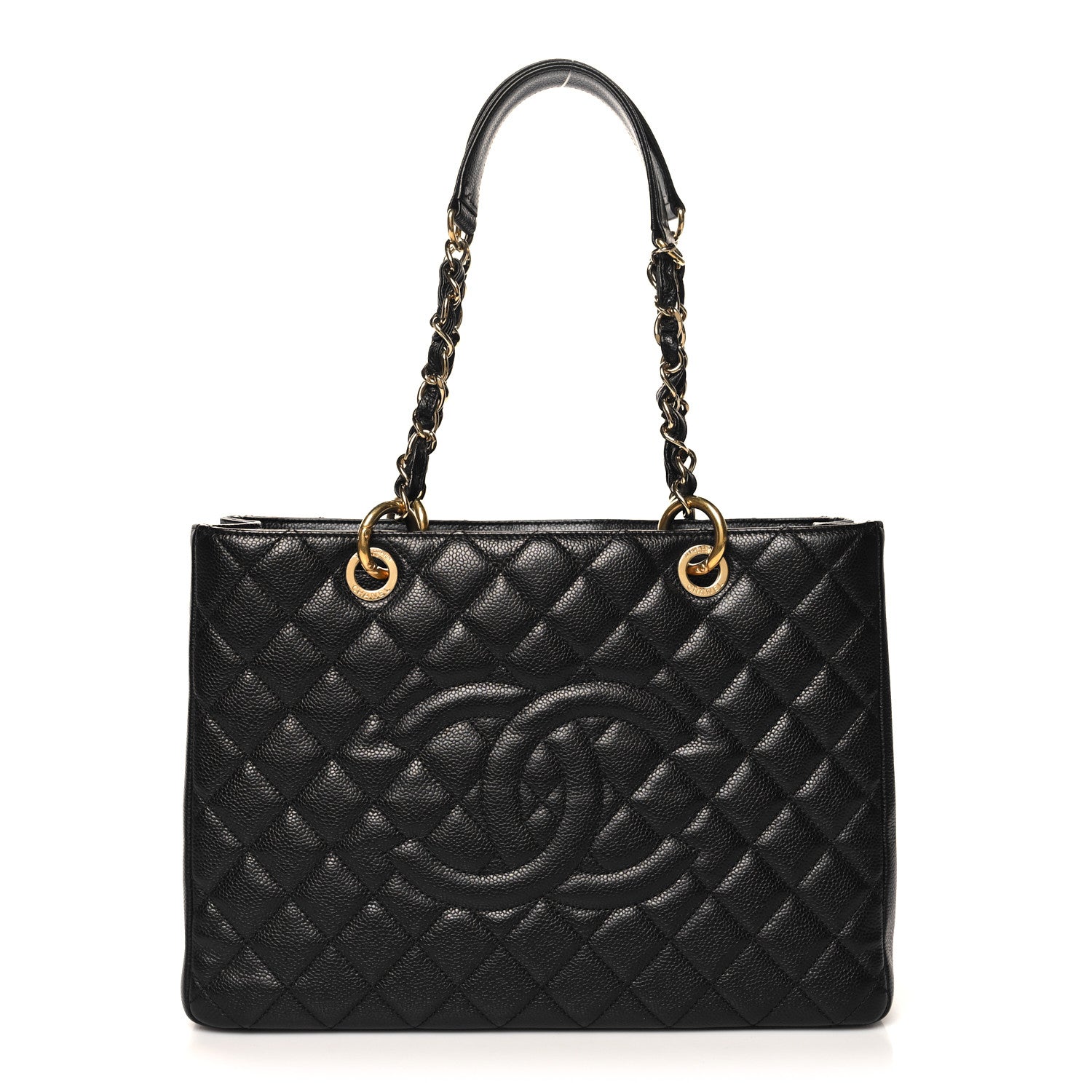 Chanel Caviar Quilted Grand Shopping Tote GST Black 1 of 11