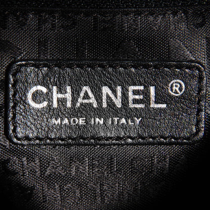 Chanel Lambskin Lax Accordion Hobo Black 6 of 7