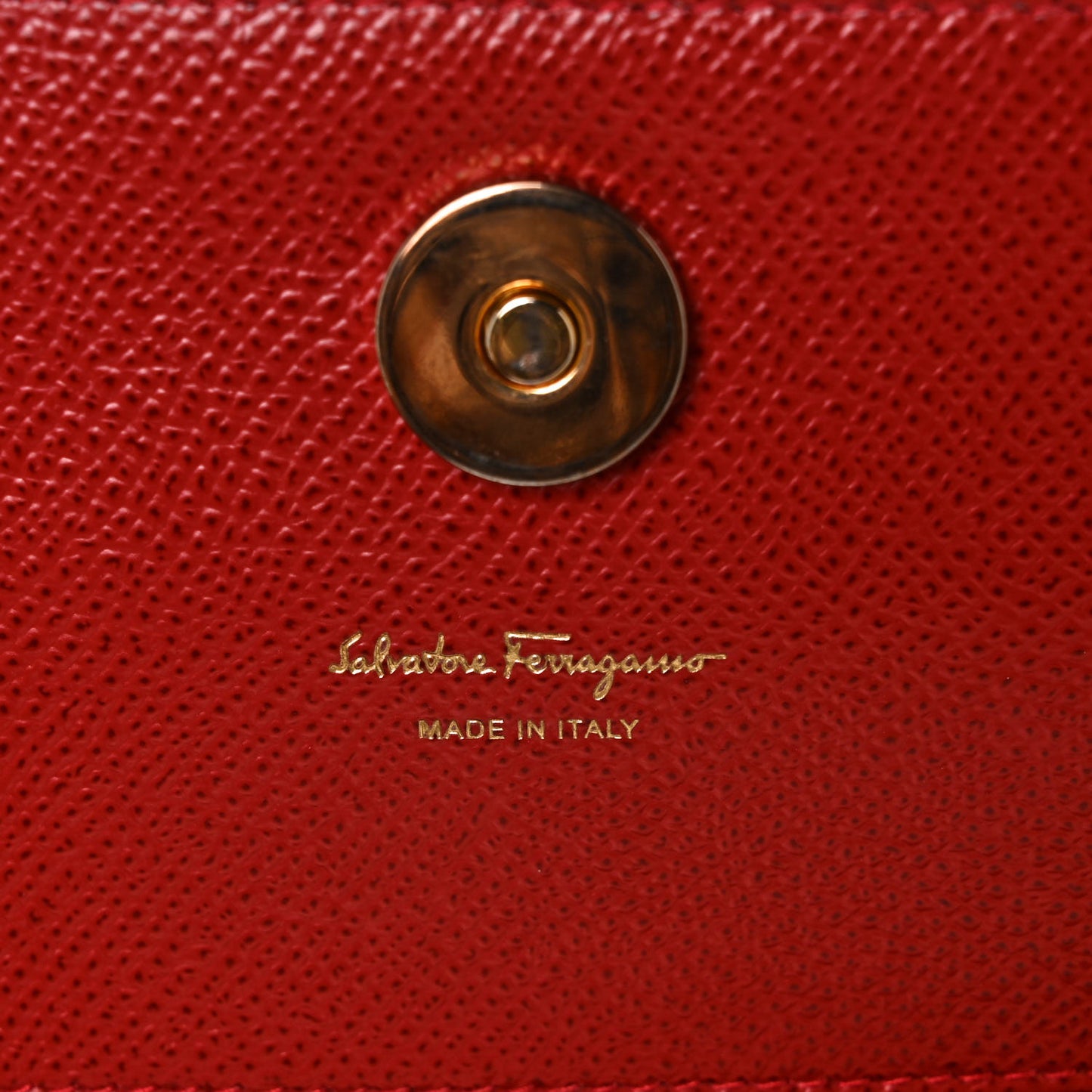 Hammered Calfskin Donna Bow Clutch Red