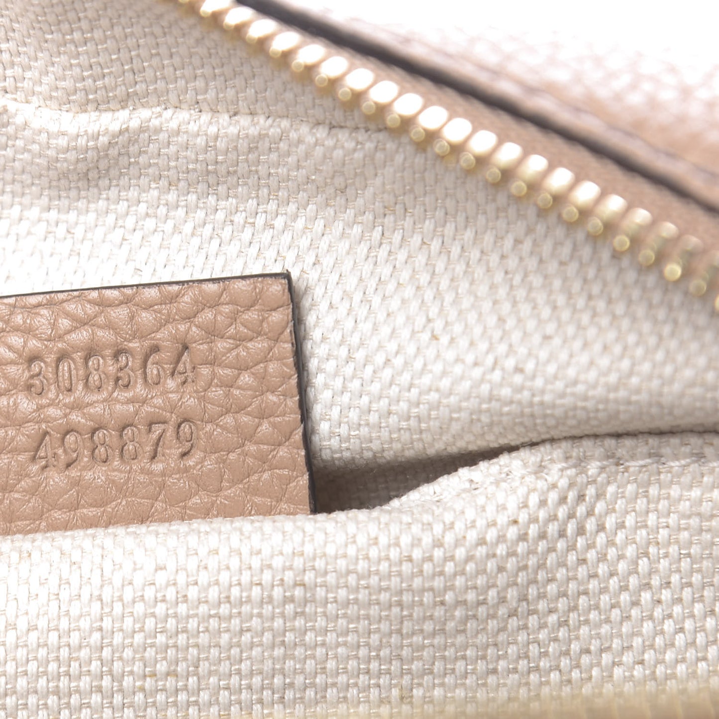 Pebbled Calfskin Small Soho Disco Bag Camelia