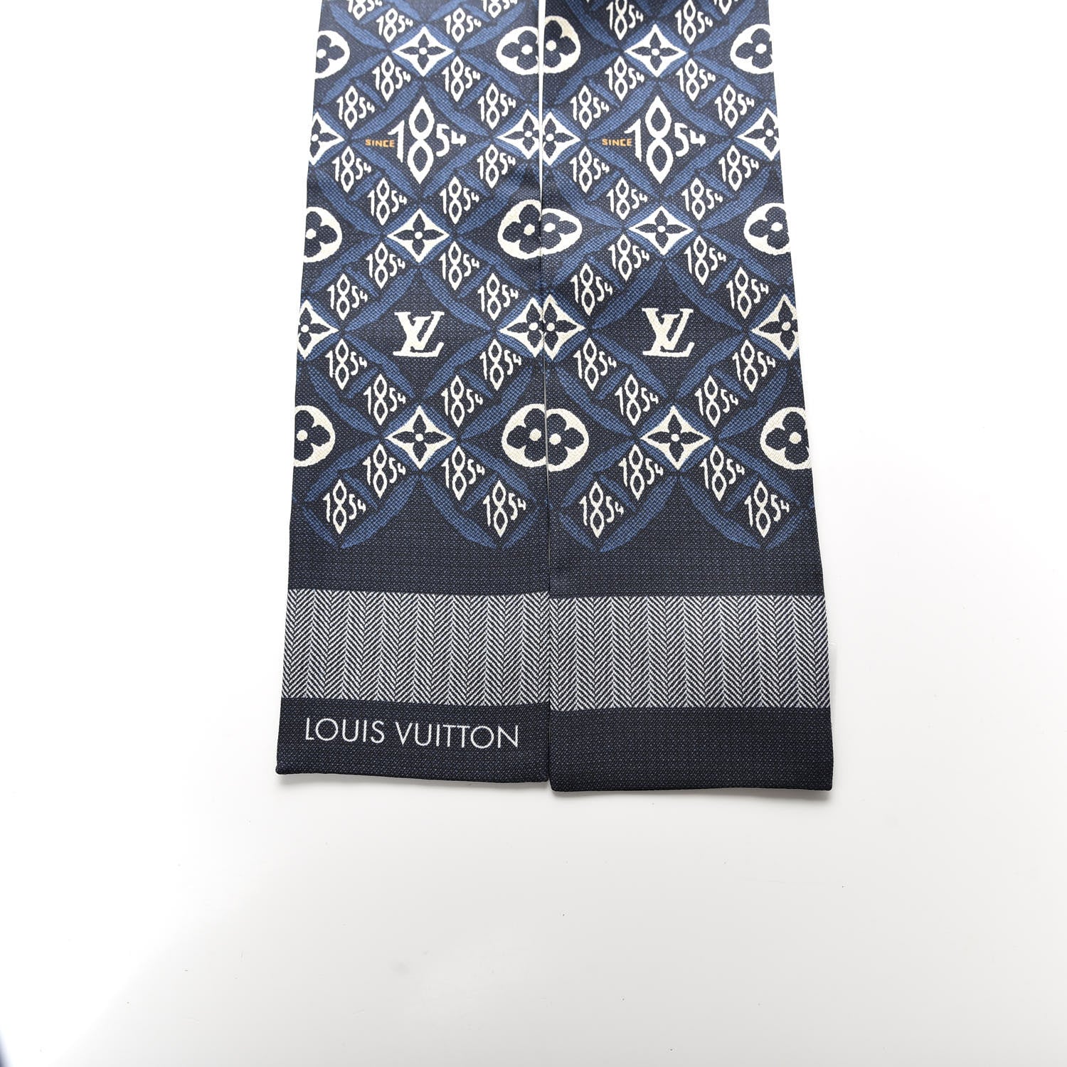 Louis Vuitton Silk Since 1854 Bandeau Blue 2 of 4