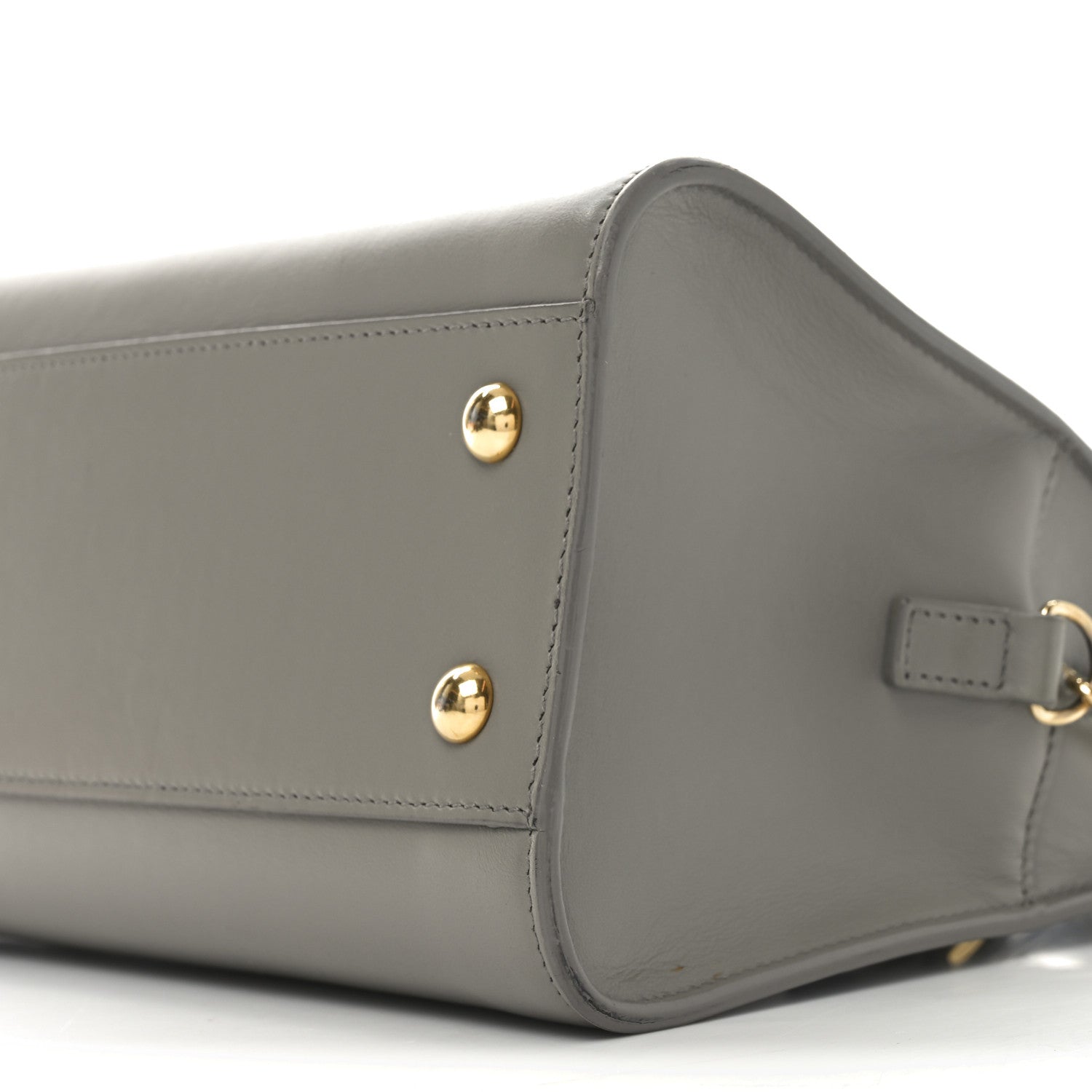 Saint Laurent Calfskin Monogram Baby Cabas Fog 9 of 9