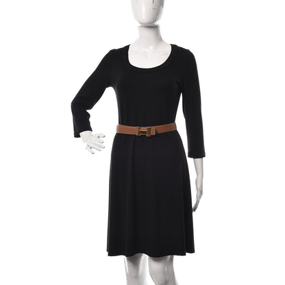 Hermes Box Togo 32mm H Belt 90 Black Gold 2 of 7