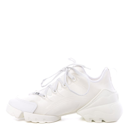 Christian Dior Technical Fabric Rubber Womens D-Connect Sneakers 39 White 1 of 8