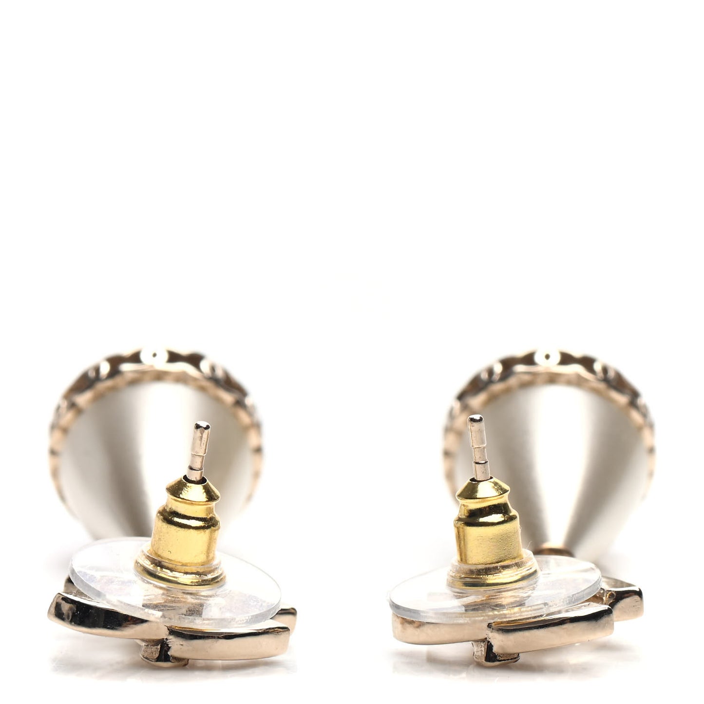 Crystal Bead Divine Highness Drop Earrings Gold