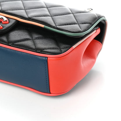 Chanel Lambskin Plexiglass Quilted Small Cuba Color Flap Black Multicolor 9 of 9