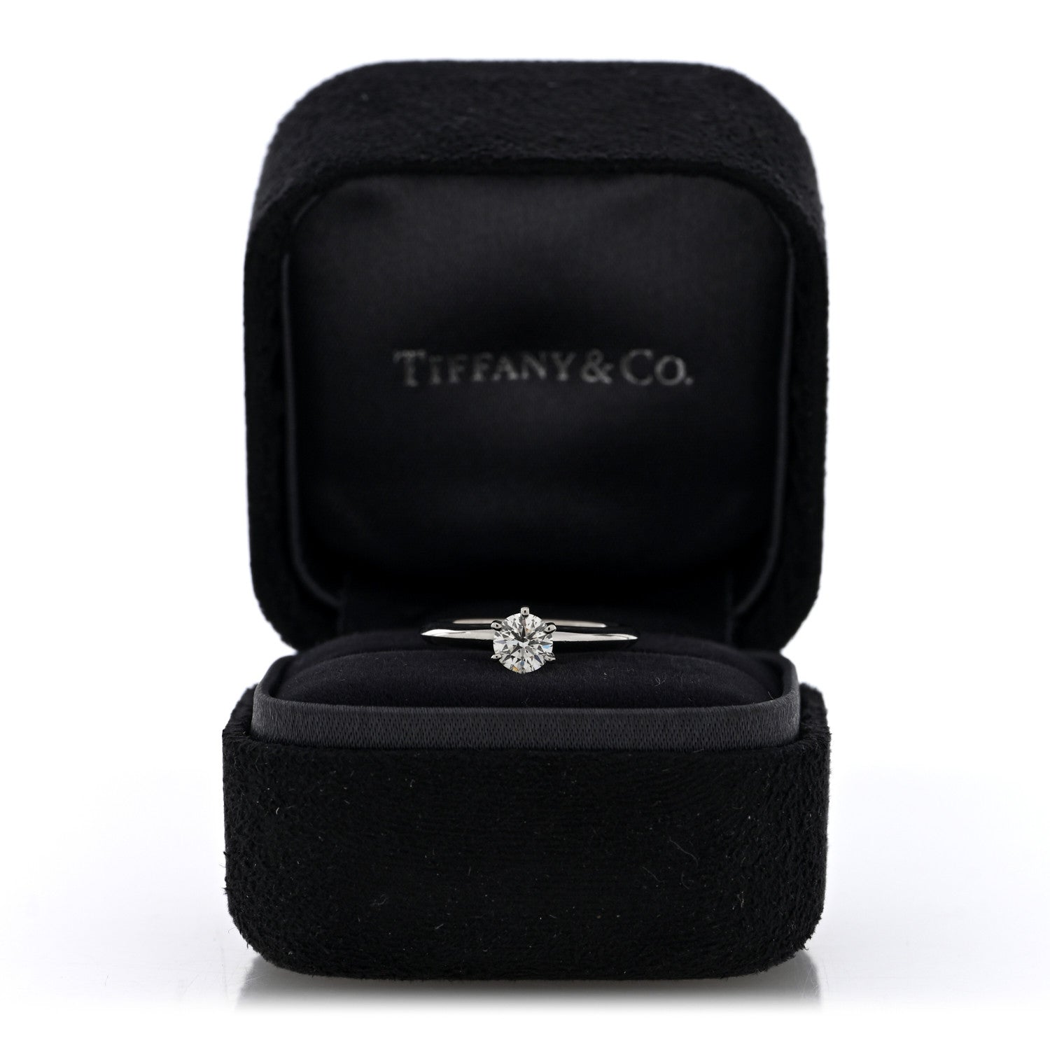 Tiffany Platinum Diamond .46ct Solitaire Engagement Ring 48 4.5 6 of 6