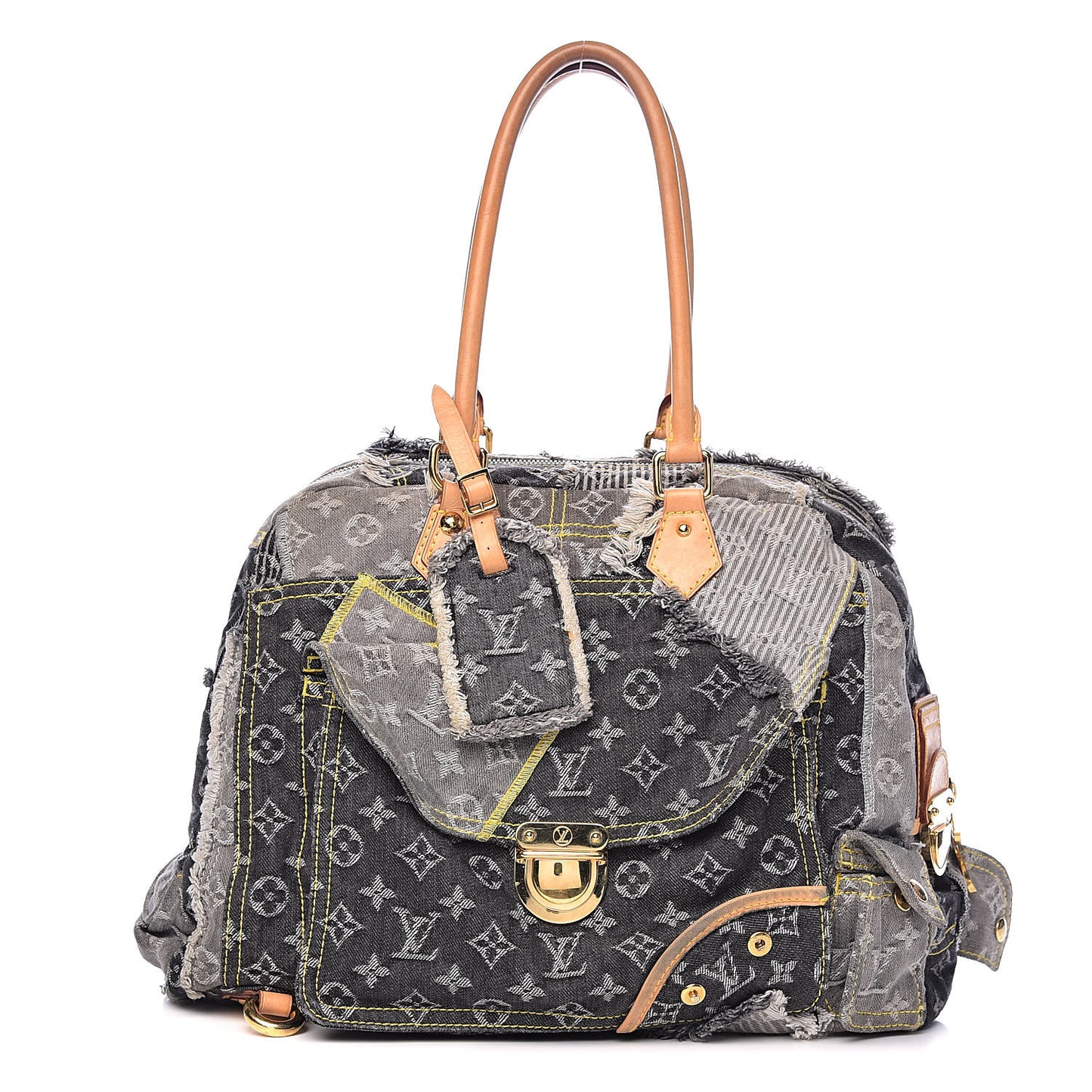 Denim Patchwork Bowly Black