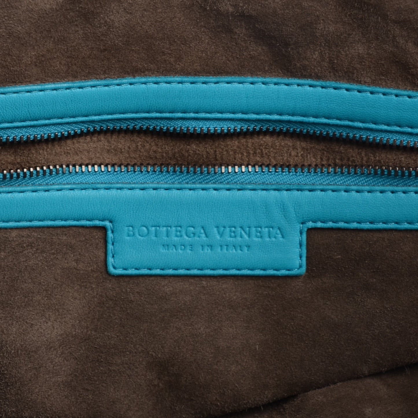 Nappa Intrecciato Maxi Veneta Hobo Turquoise