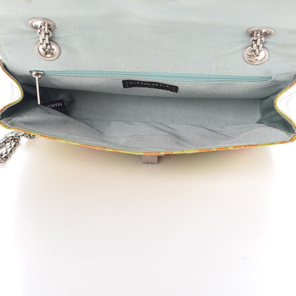 Chanel Patent Quilted Floral Printed 2.55 Reissue 225 Flap Green 5 of 14