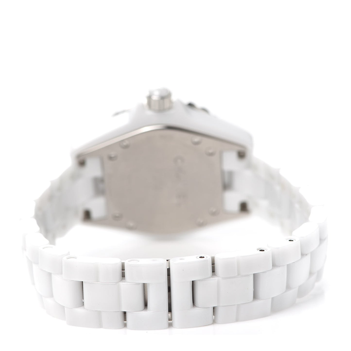 Stainless Steel Ceramic 33mm J12 Quartz Watch White