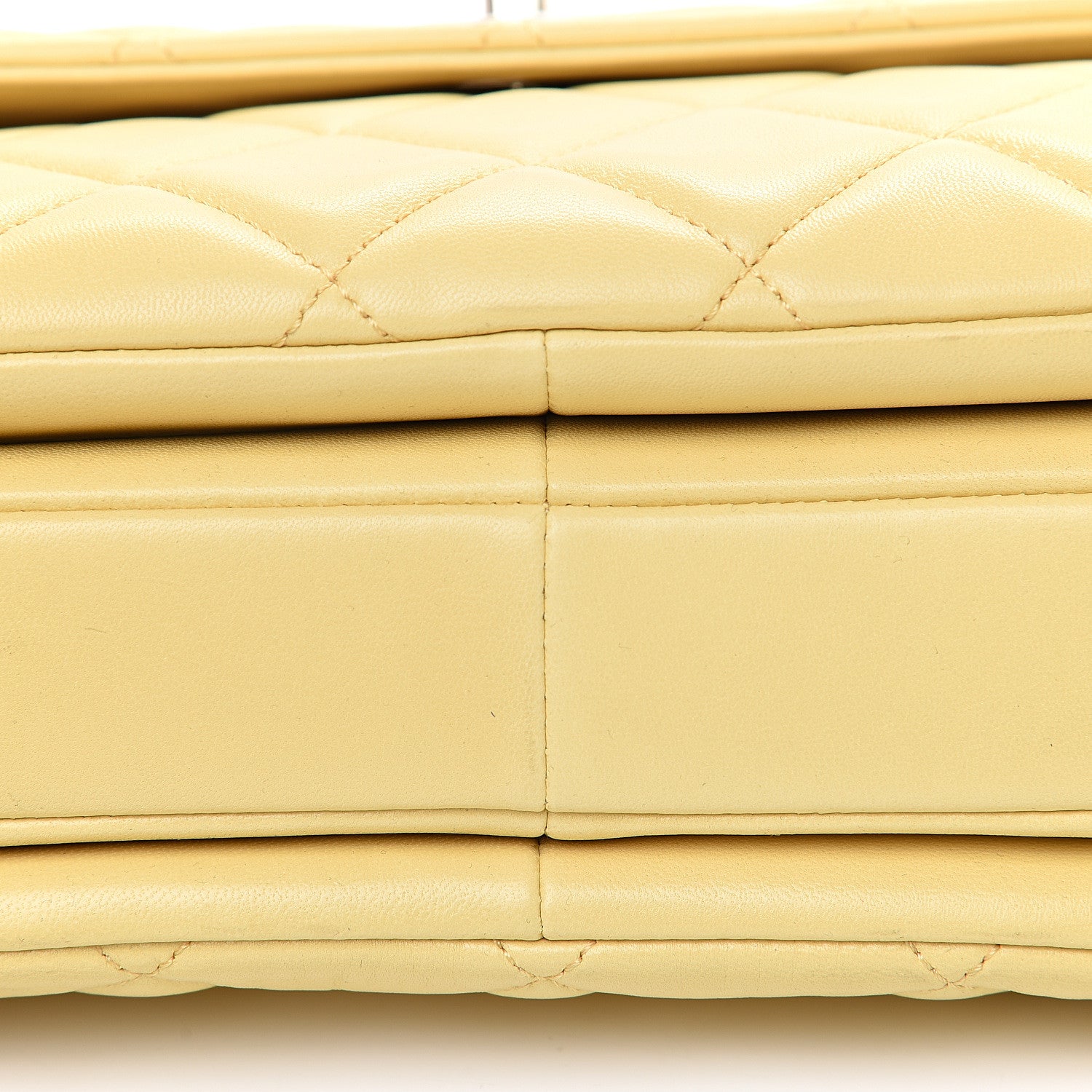 Chanel Lambskin Quilted Small Trendy CC Flap Dual Handle Bag Yellow 8 of 11