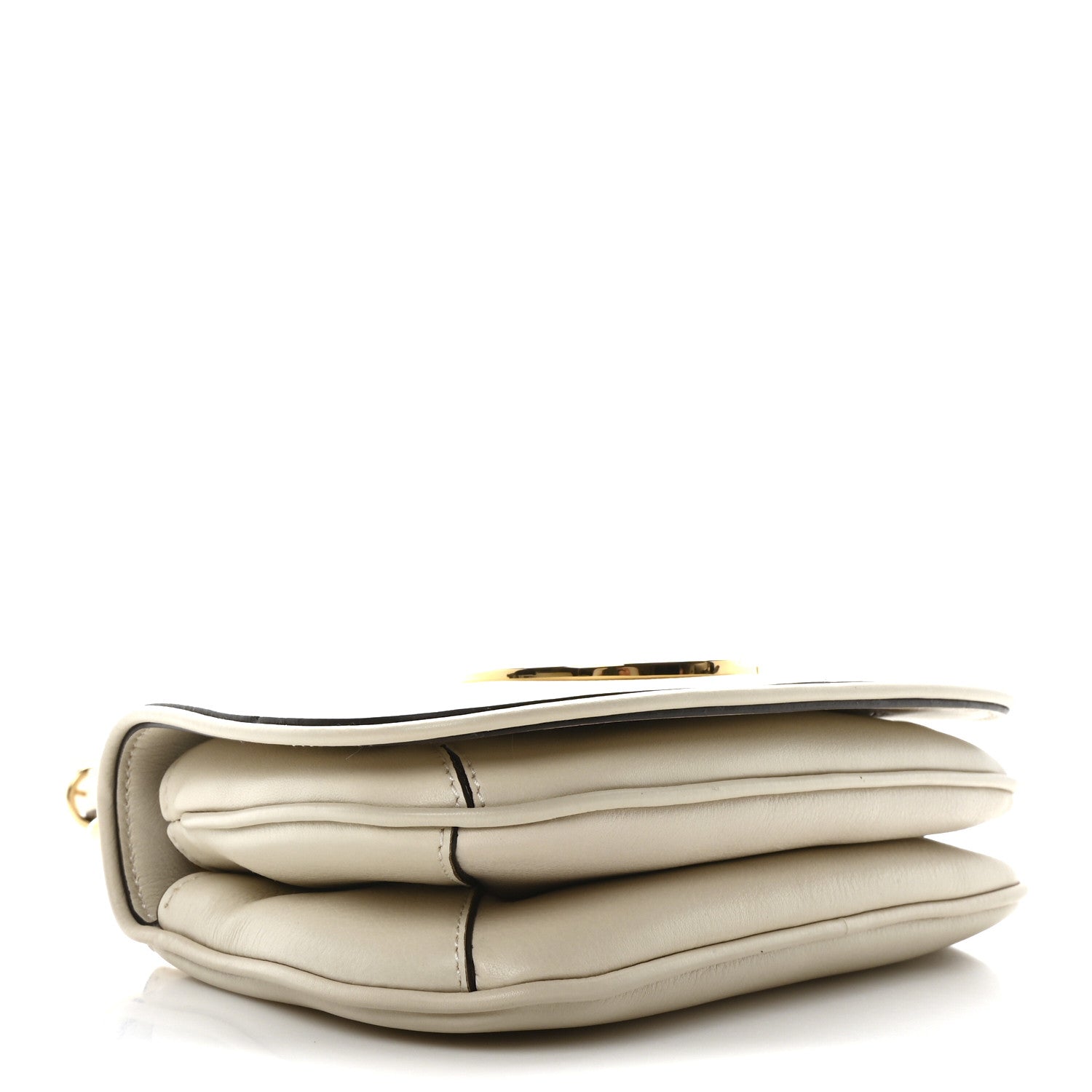 Gucci Roxy Calfskin Web Mini Blondie Shoulder Bag White 4 of 10