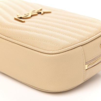 Saint Laurent Grain De Poudre Matelasse Monogram Mini Lou Camera Bag New Powder 9 of 10
