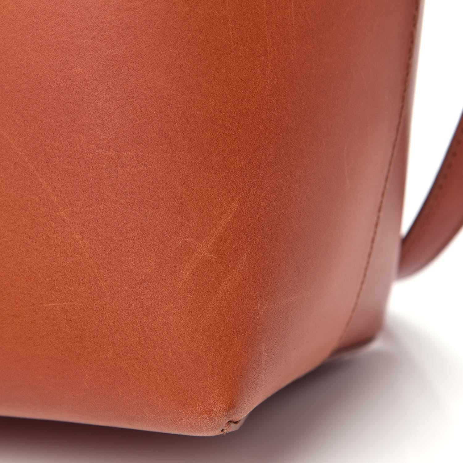 Mansur Gavriel Calfskin Mini Bucket Bag Saddle 11 of 13
