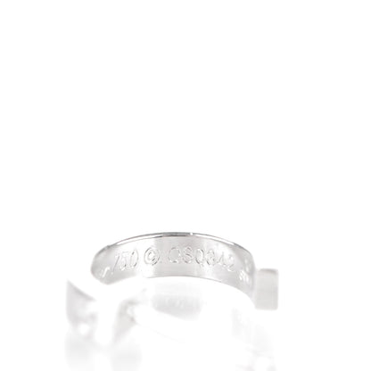 Cartier 18K White Gold Small LOVE Hoop Earrings 5 of 5