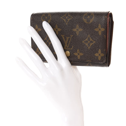Louis Vuitton Monogram Porte-Monnaie Tresor Wallet 2 of 11