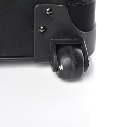 Prada Tessuto Nylon Saffiano Trolley Luggage Black 11 of 11