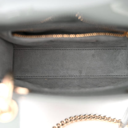 Christian Dior Patent Cannage Mini Lady Dior Grey Stone 5 of 11