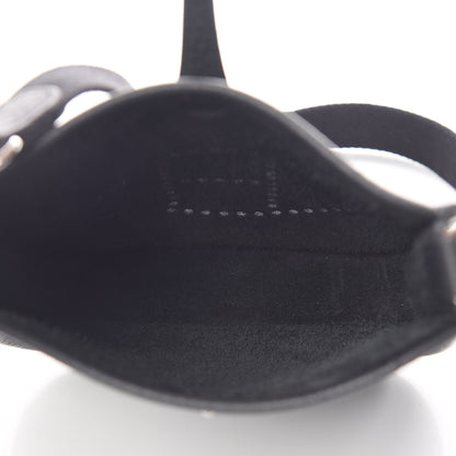 Hermes Taurillon Clemence Evelyne TPM Black 5 of 9