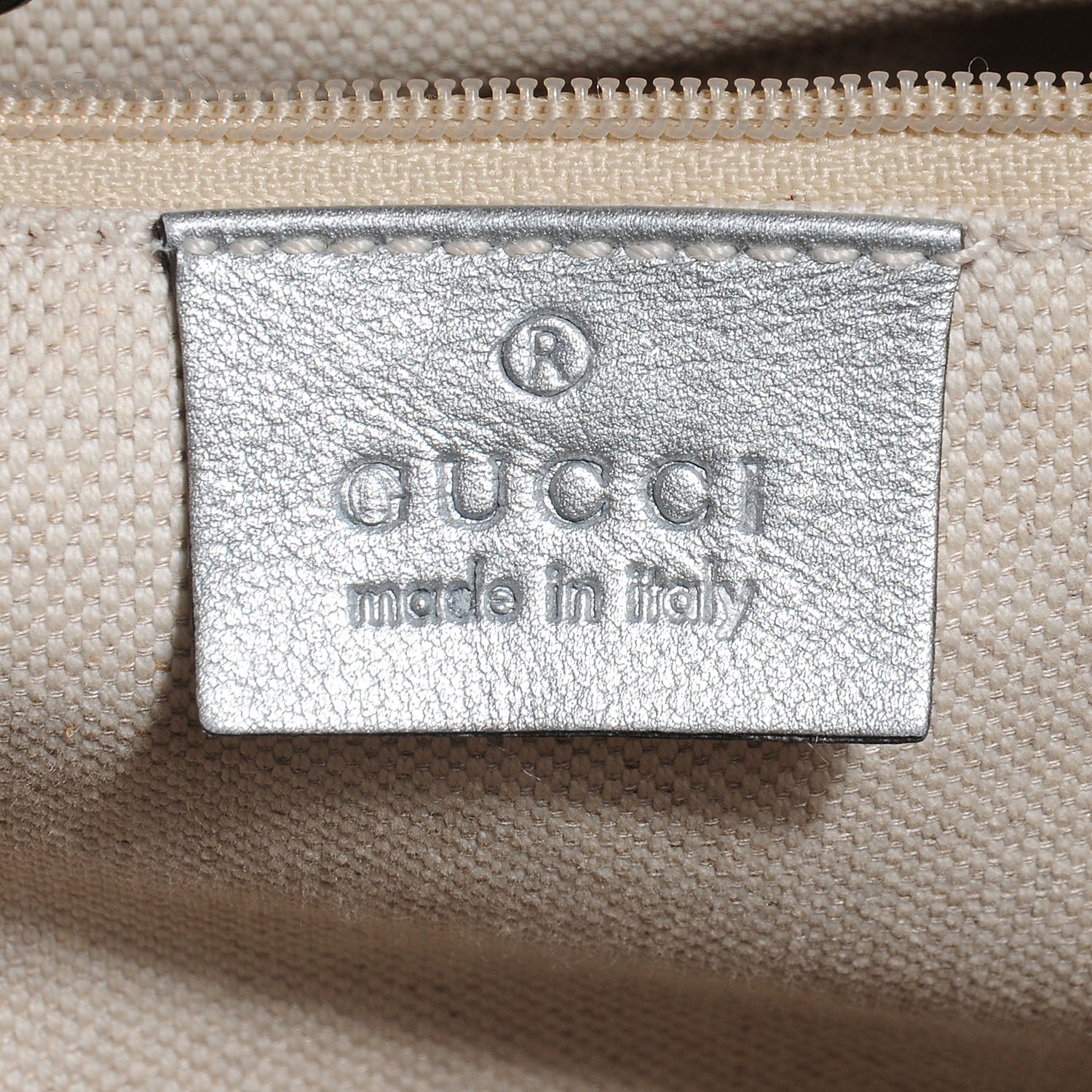 Gucci Guccissima Large Sukey Tote Silver 6 of 7