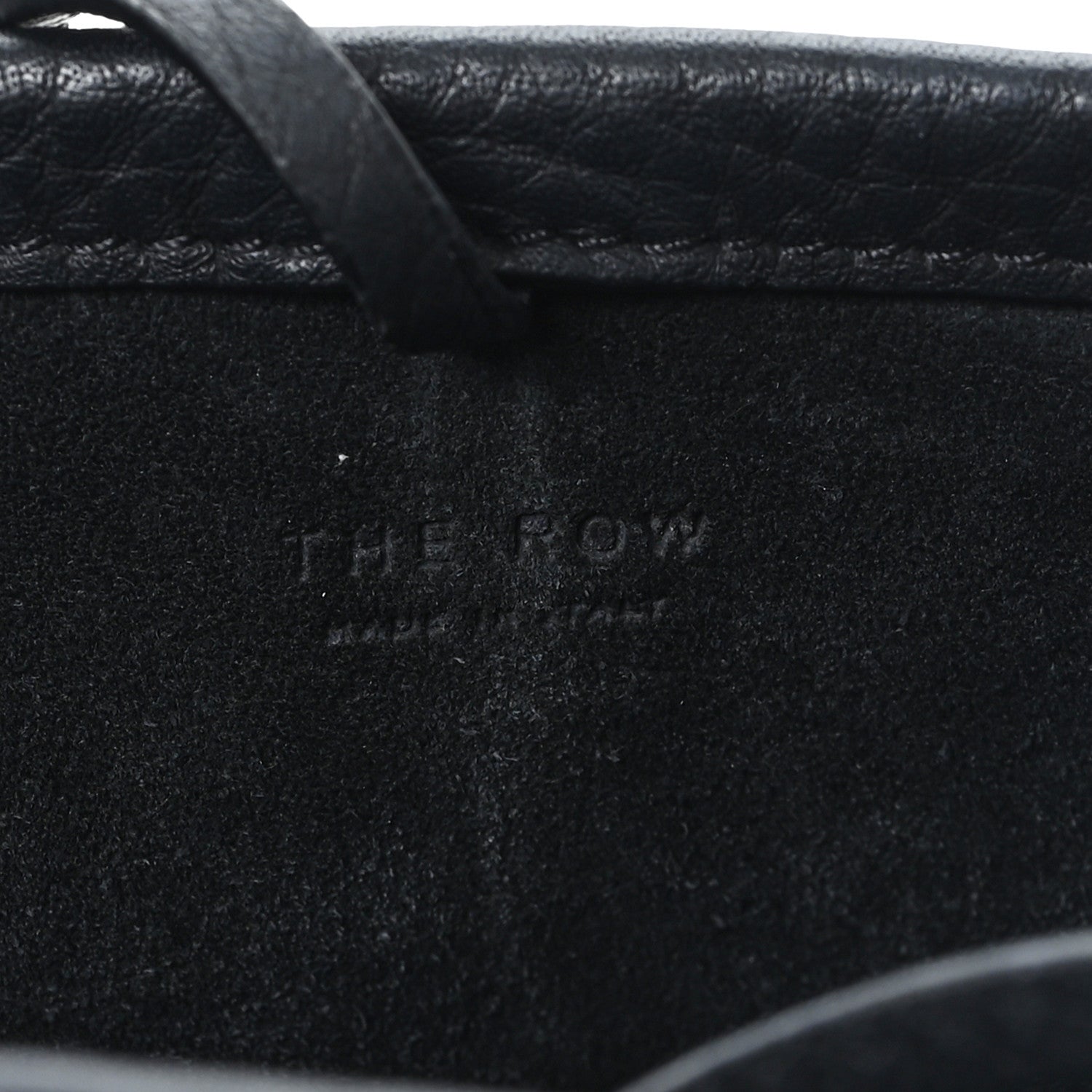The Row Grained Calfskin Small N/S Park Tote Black 6 of 10
