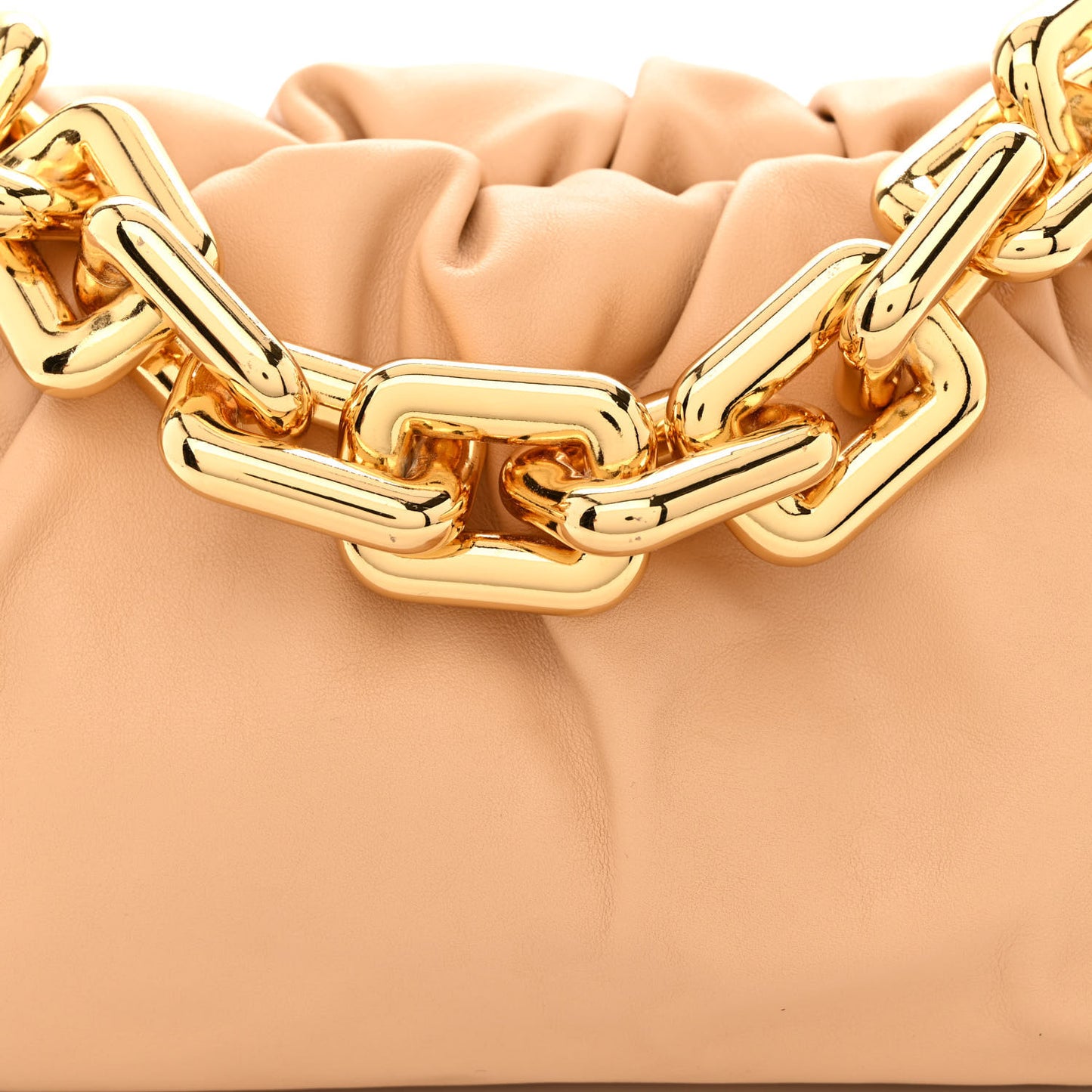 Calfskin The Pouch Chain Almond