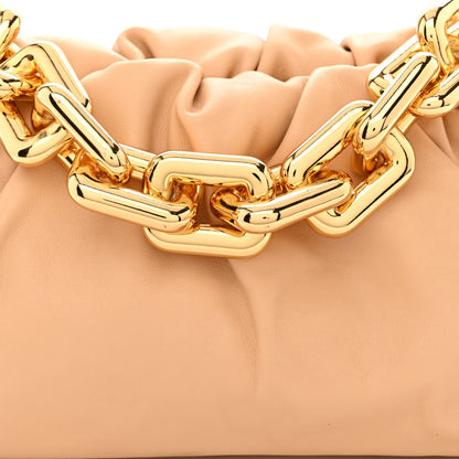 Bottega Veneta Calfskin The Pouch Chain Almond 8 of 10