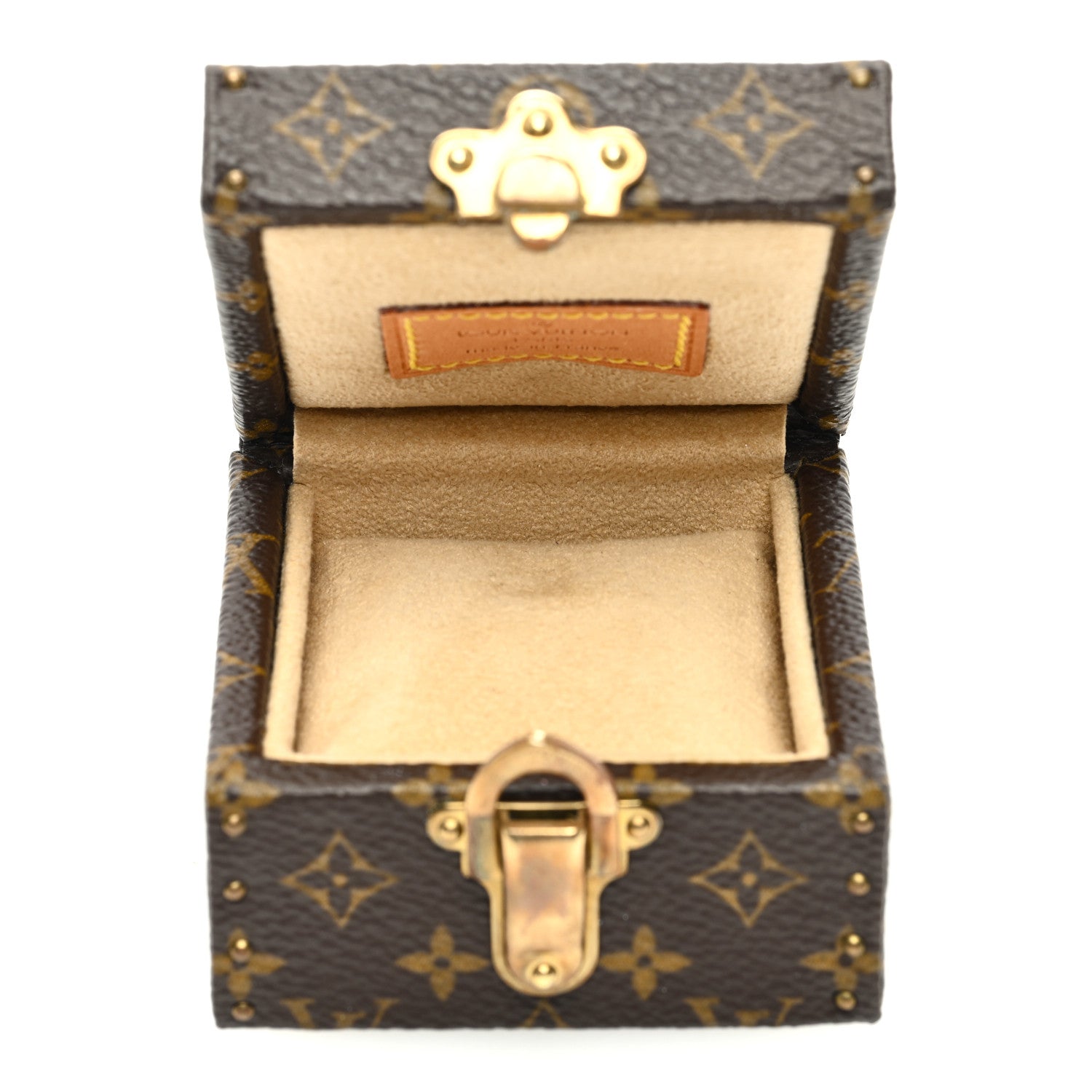 Louis Vuitton Monogram Ring Box Mini Trunk Case 5 of 6