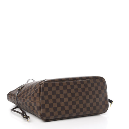 Louis Vuitton Damier Ebene Neo Neverfull MM Rose Ballerine 4 of 11