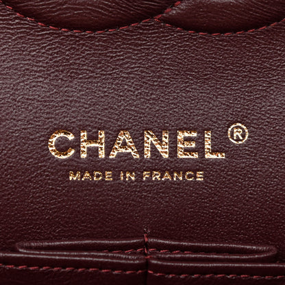 Chanel Lambskin Quilted Medium Double Flap Black 6 of 13