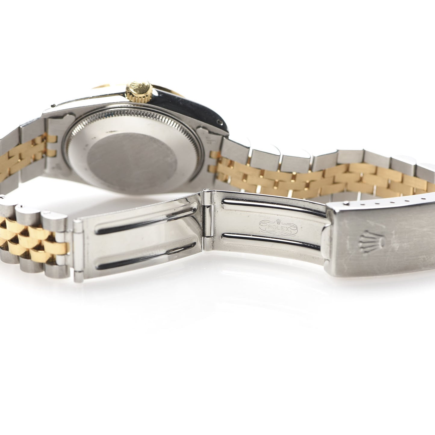 Stainless Steel 18K Yellow Gold 31mm Oyster Perpetual Datejust Watch Slate Jubilee 68273