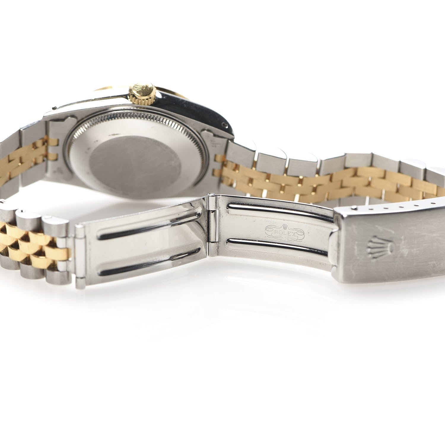 Rolex Stainless Steel 18K Yellow Gold 31mm Oyster Perpetual Datejust Watch Slate Jubilee 68273 6 of 6