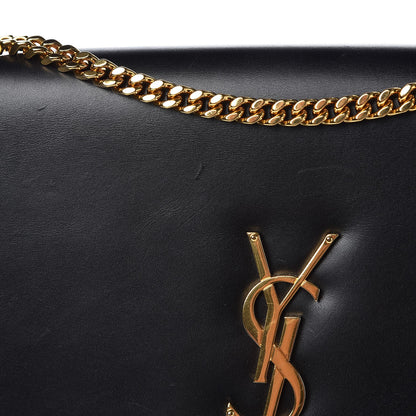 Saint Laurent Smooth Calfskin Medium Classic Monogram Kate Tassel Satchel Black 7 of 11