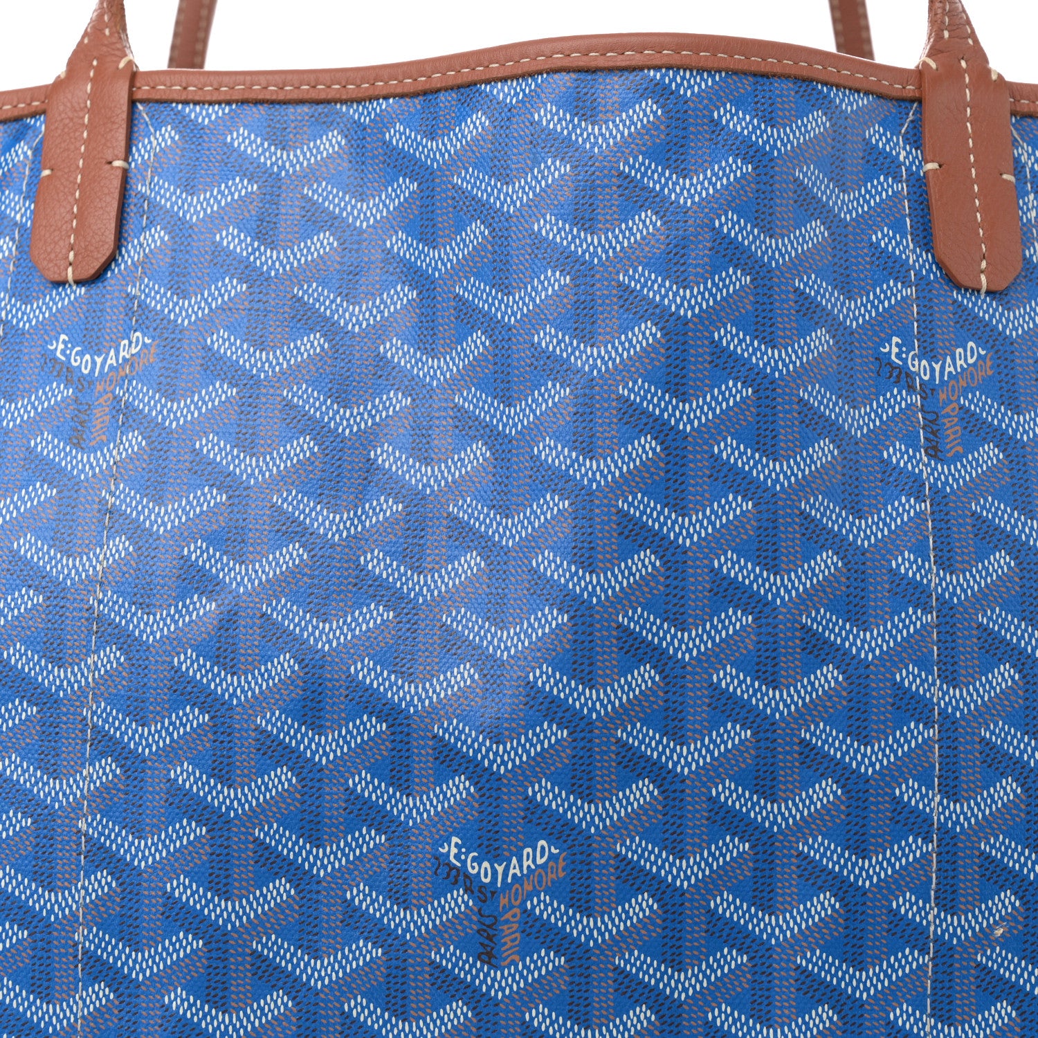 Goyard Goyardine Reversible Pertuis GM Sky Blue 9 of 13