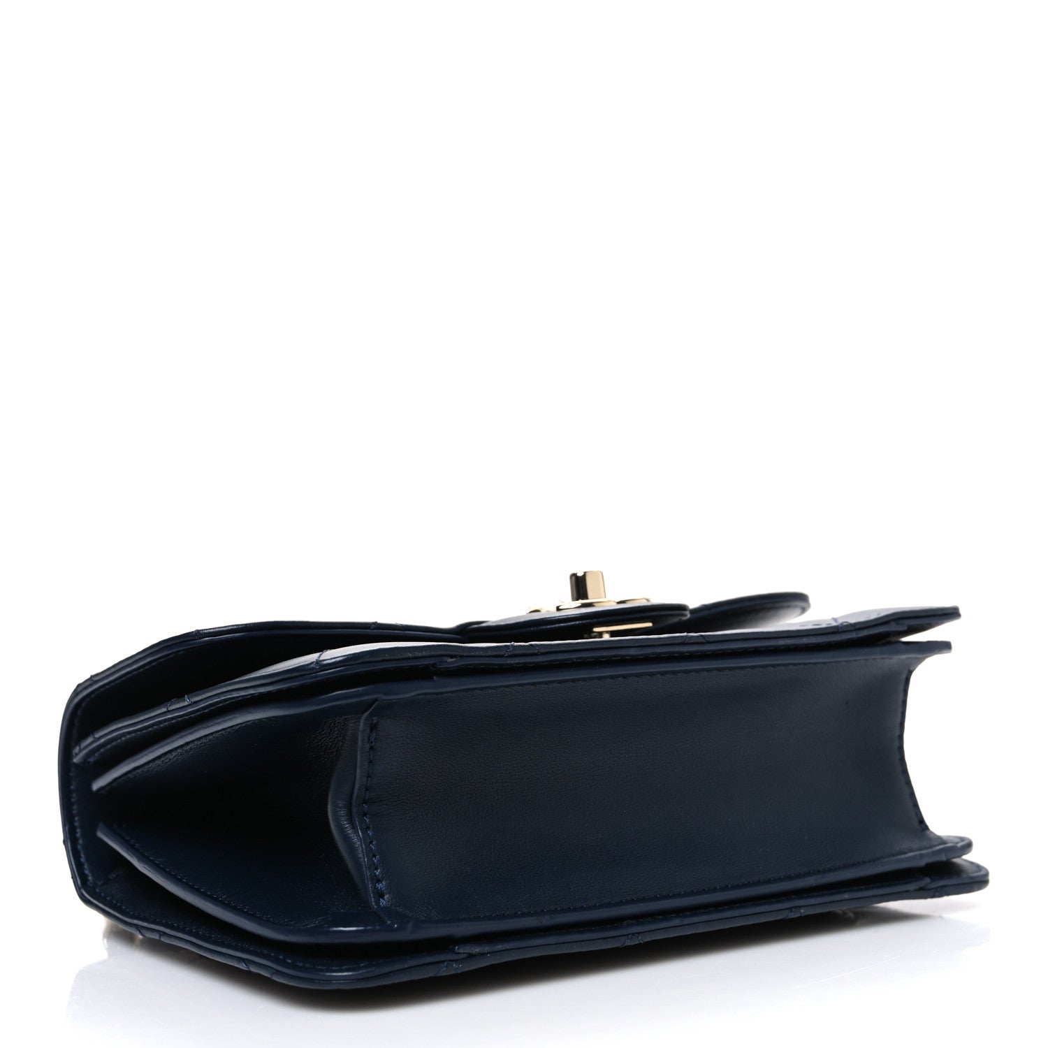 Chanel Calfskin Quilted Small Coco Lady Flap Navy Navy 4 of 10