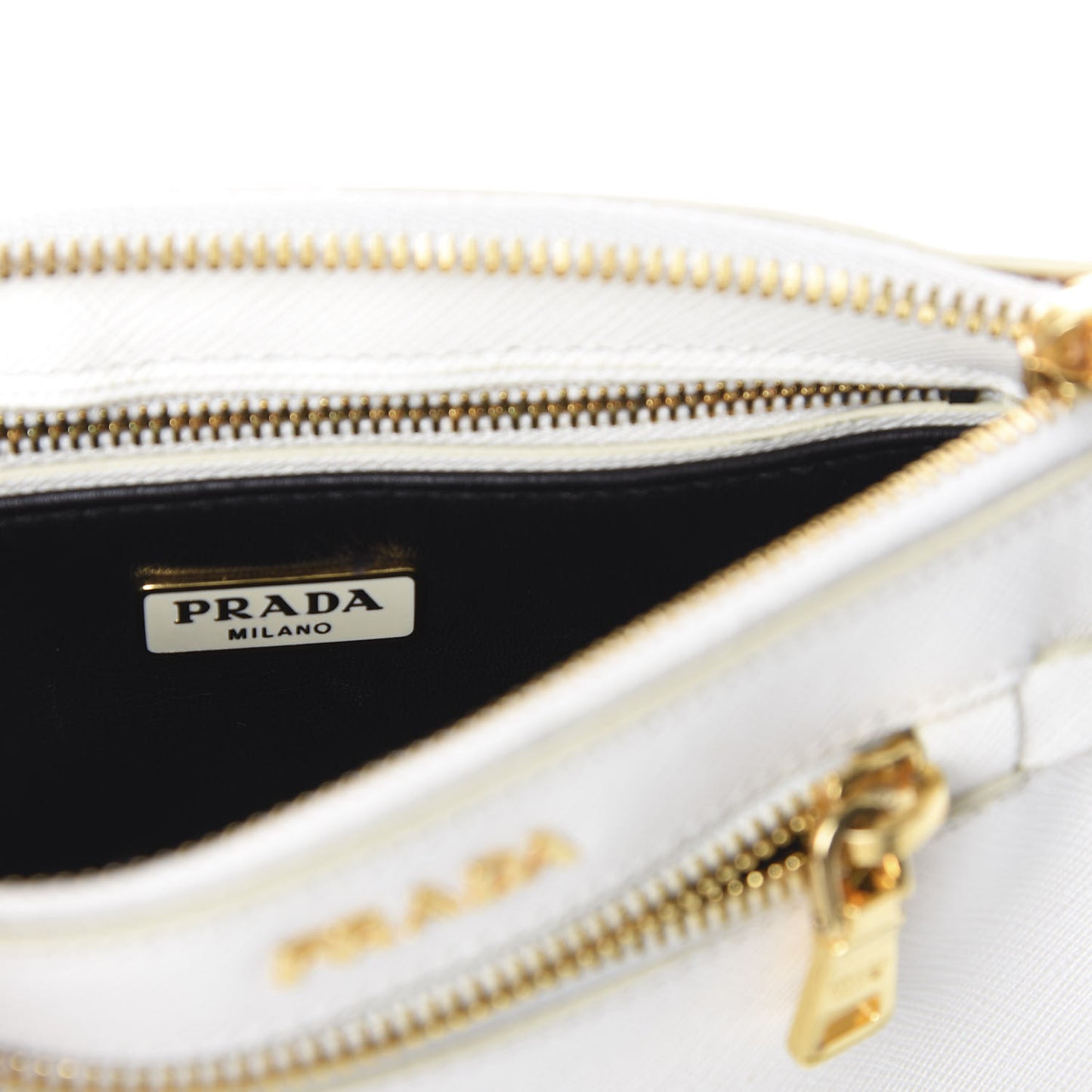 Saffiano Crossbody Bag White