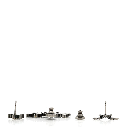 Christian Dior Palladium Crystal J'adior Earrings 3 of 4