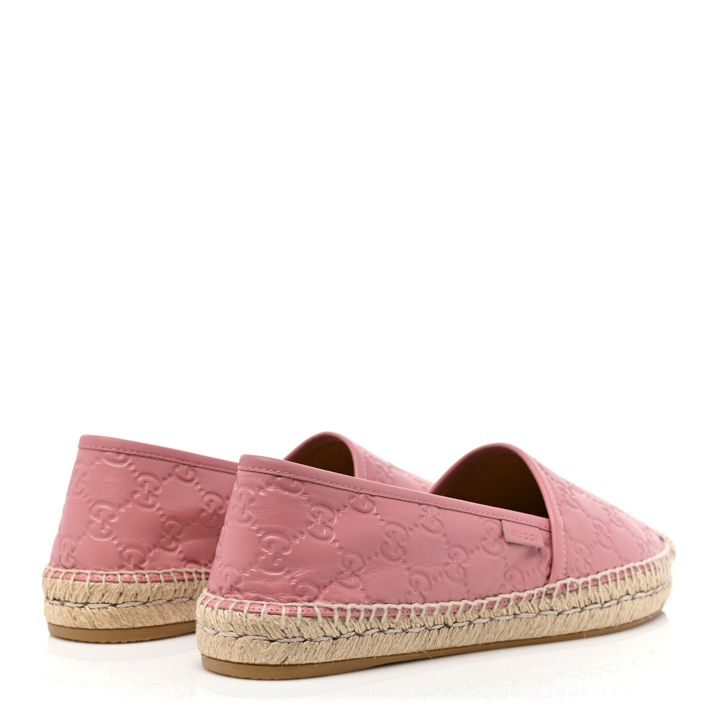 Guccissima Signature Espadrilles 40 Rose Baby Candy