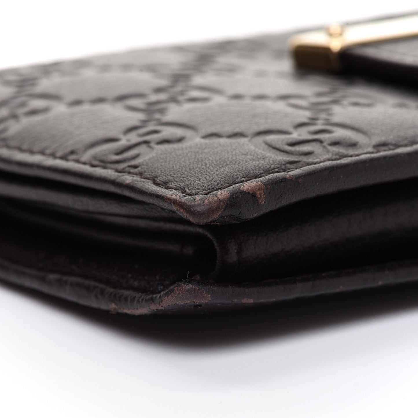 Guccissima Ladies Web Long Wallet Black