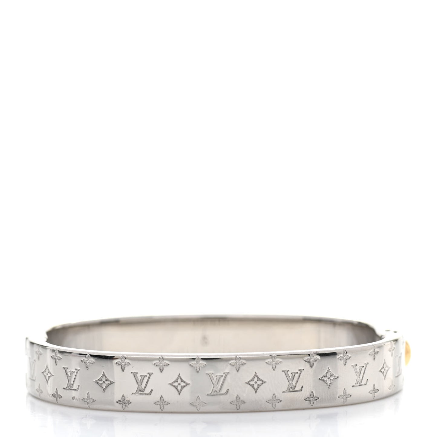 Palladium Monogram Nanogram Cuff S Silver