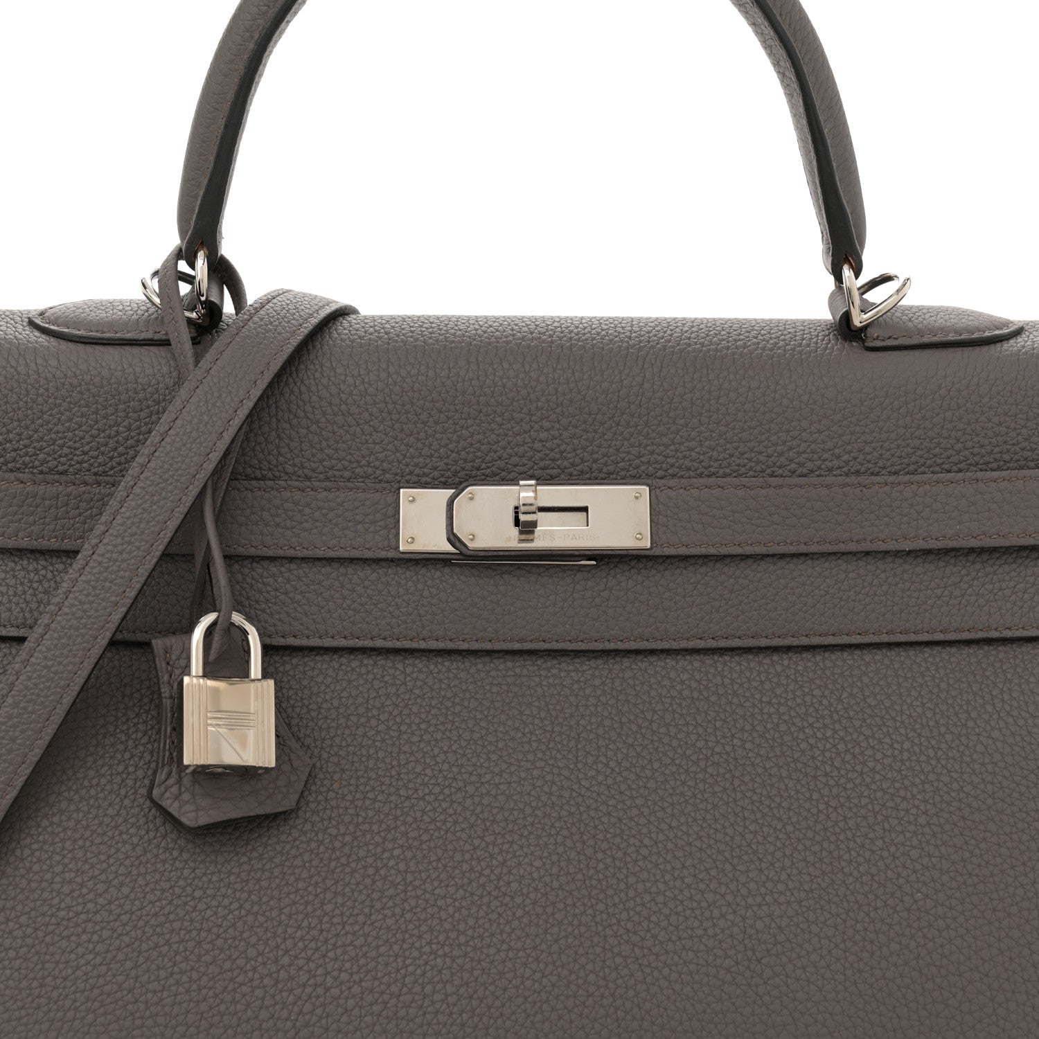 Hermes Togo Kelly Retourne 35 Etain 8 of 14